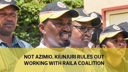 Not Azimio, Kiunjuri rules out working with Raila coalition