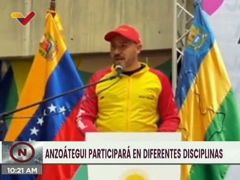 Abanderados atletas del estado Anzoátegui que participarán en los XX Juegos Nacionales 2022