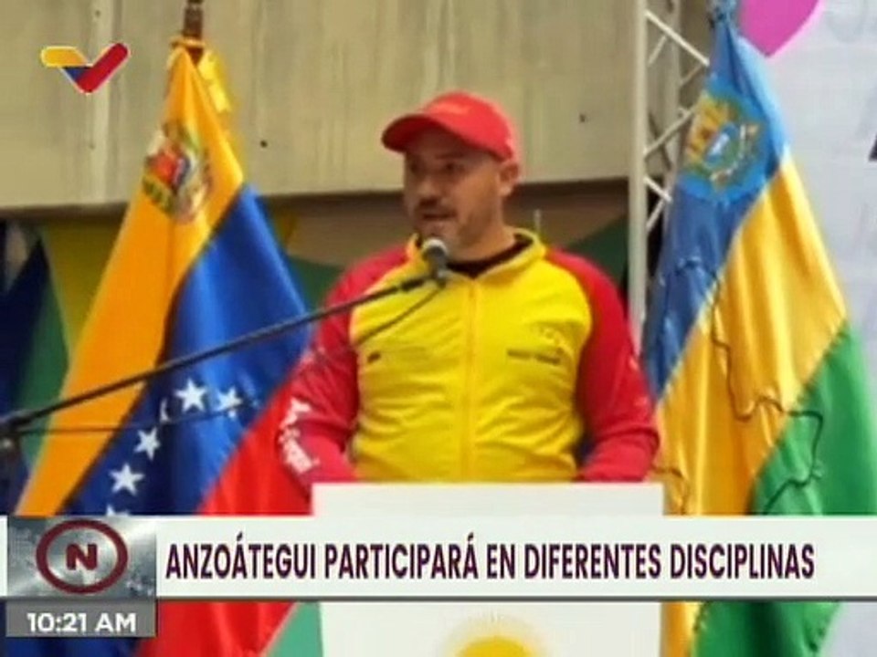 Abanderados atletas del estado Anzoátegui que participarán en los XX Juegos Nacionales 2022