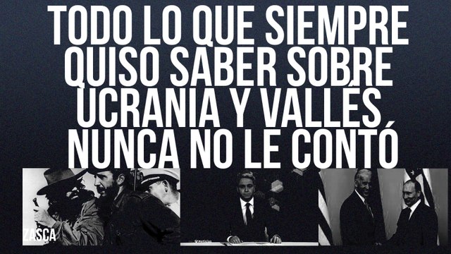 Todo lo que siempre quiso saber sobre Ucrania y Vallés nunca le contó - Zasca de Monedero - En la Frontera, 28 de enero de 2022