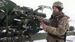 Ukrainian artillery and air defence units hold drills near Crimea