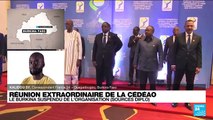 Sommet de la Cédéao : le Burkina suspendu de l'organisation, sans autres sanctions immédiates