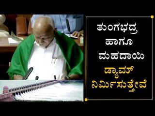 Karnataka Govt Initiate's Tungabhadra and Kalasa Banduri Project | Budget 2020 | TV5 Kannada