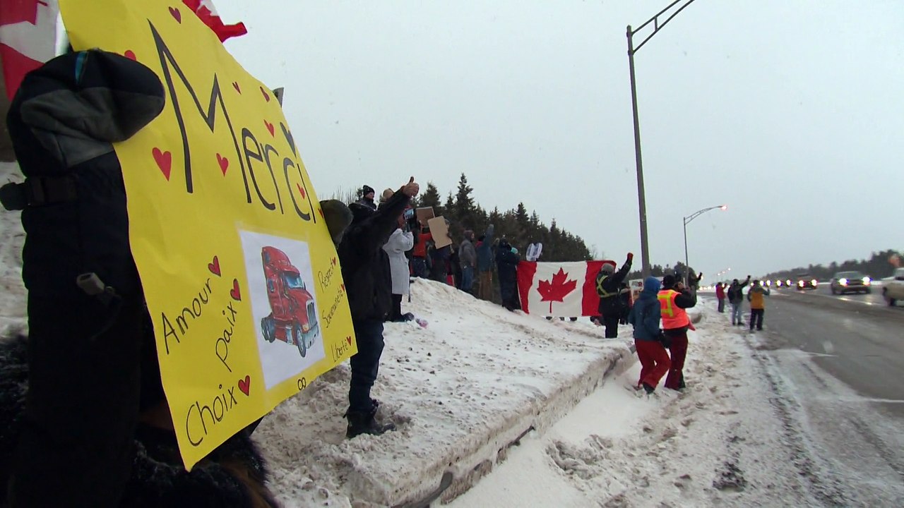 Convoi de camionneurs 2  28 janvier 2022