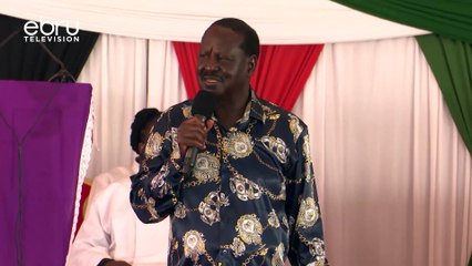 Raila, Kahiga Walumbana: Kinara Wa ODM Walumbana Katika Mazishi Nyeri