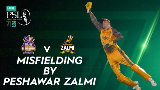 Misfielding By Peshawar Zalmi | Quetta Gladiators vs Peshawar Zalmi | Match 2 | HBL PSL 7 | ML2G