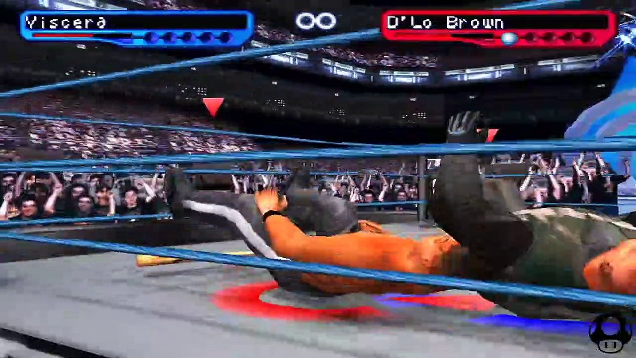 WWF Smackdown! 2 Viscera vs D'Lo Brown