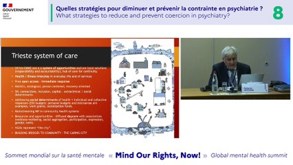 Sommet mondial sur la santé mentale - 5-6 octobre 2021 - Atelier 8 (FR)