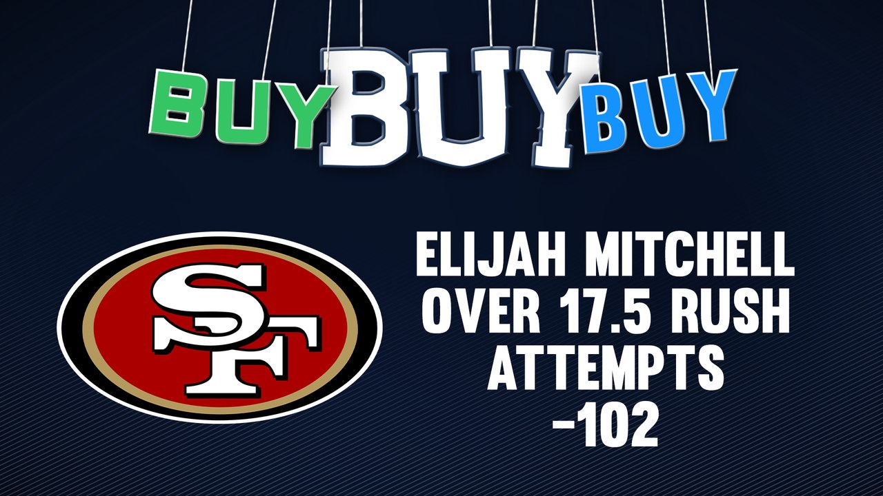 Take Elijah Mitchell Over (17.5) Rush ATT