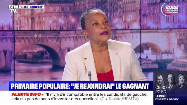 Christiane Taubira sur les programmes: Il n'y a rien d'incompatible entre les différentes candidates et candidats de gauche