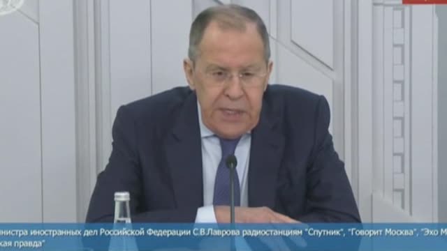 Lavrov Si depende de nosotros no habrá guerra