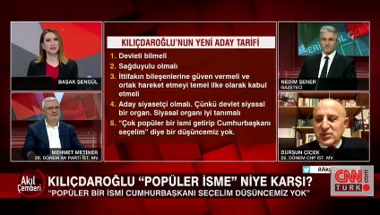 Yeni isim "Büyük Millet İttifakı" mı? CHP'li isim CNN TÜRK'te açıkladı