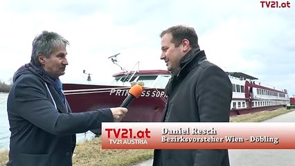 Das Geisterschiff beim Kahlenbergerdorf - BV Daniel Resch: Es besteht Handlungsbedarf