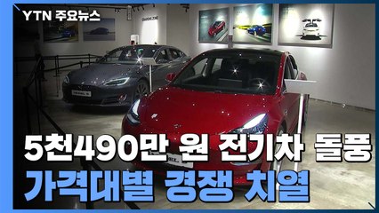 '5,490만 원' 전기차 돌풍...가격대별 경쟁 치열 / YTN