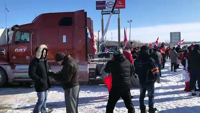 Le convoi de la liberté a attiré des milliers de citoyens