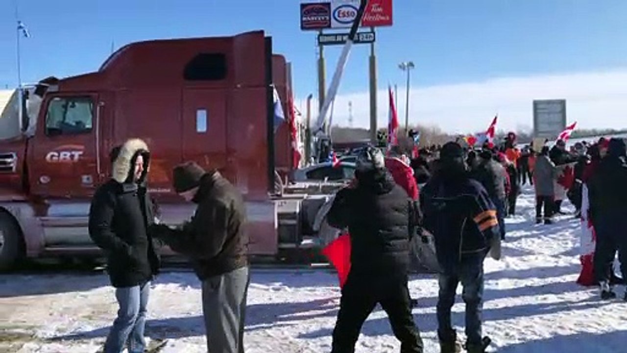Le convoi de la liberté a attiré des milliers de citoyens