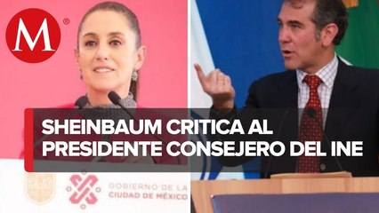 "Se quitaron la máscara": Sheinbaum sobre asistencia de Lorenzo Córdova a reunión del PAN