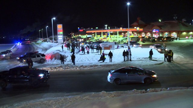 TOPO- Passage remarqué du convoi de camionneurs