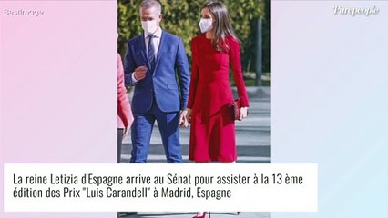 Letizia d'Espagne : Sublime dans une robe rouge flamboyante, elle fait sensation
