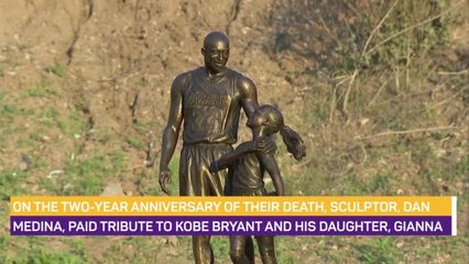 Sculptor hopes to help 'healing process' on second anniversary of Kobe's death