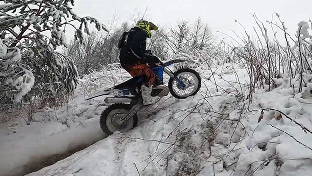 Dirt Bike Adventures In The Snow