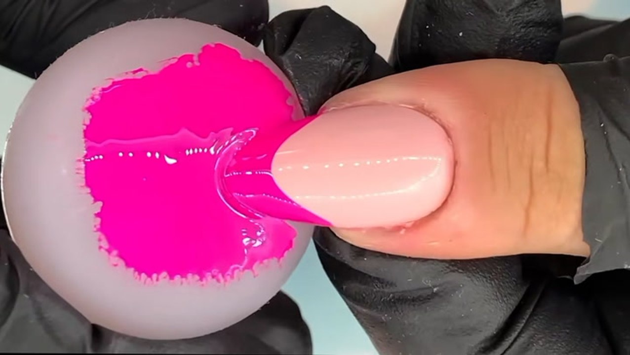 Nail stamper instantly creates French tips