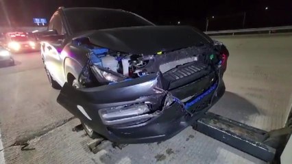 천안논산고속도로에서 5중 추돌 사고...인명피해 없어 / YTN