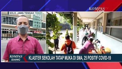 Télécharger la video: Ratusan Siswa & Guru Laksanakan Tes Usap Massal di SMA Warga Solo, 25 Orang Positif Covid-19