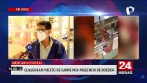 Mercado Central: Clausuran puesto de carne por presencia de ratas