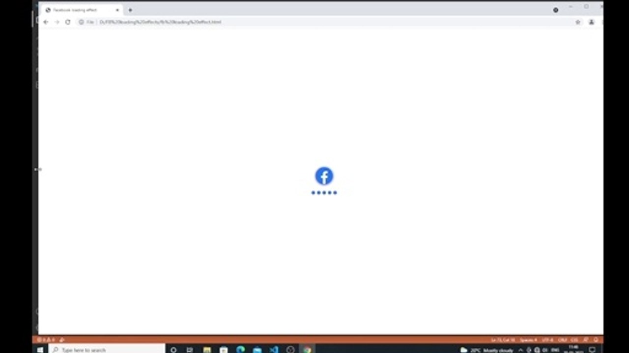 Facebook loading design using html and css| create a facebook loading animation in css#NoLimit_Code