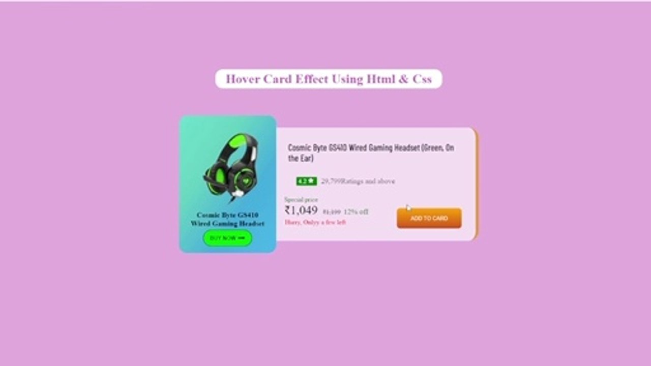 CSS Creative Product Card UI Design/commerce Card Using Html & CSS/Flipkart Free Shopping Trick#NO-LIMIT-CODE #HTML #CSS #WEB-DEVLOPED #WEB-DESIGN