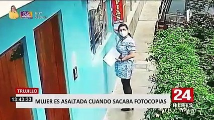 Trujillo: mujer es asaltada cuando mientras sacaba fotocopias