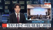 '쪼개기 후원' KT 구현모 대표 벌금 1,500만원