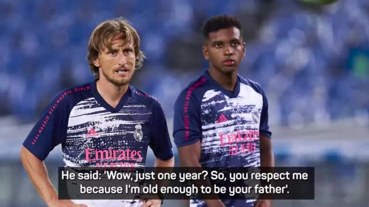'Father Modric' is the 'best I’ve ever seen' – Rodrygo - video Dailymotion