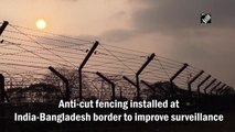 Anti-cut fencing installed at India-Bangladesh border to improve surveillance