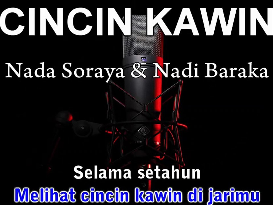 Cincin Kawin | Nada Soraya & Nadi Baraka | Karaoke Tanpa Vokal