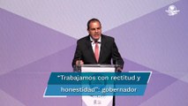 “En Morelos, no pactamos con la delincuencia”, dice Cuauhtémoc Blanco en su Informe