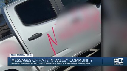 Racial slurs, swastika show up outside of West Valley home