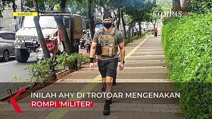 Penjelasan AHY Soal Rompi Militer Saat Olahraga Bareng Annisa