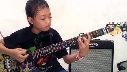Canon Rock by Jerry C cover Ayu Gusfanz (10 years Old from Indonesia)