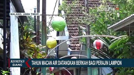 Setelah Vakum 2 Kali Perayaan Imlek, Perajin Lampion di Malang Kini Dibanjiri Pesanan
