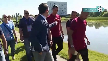 لقطات قام بها كريستيانو رونالدو ستجعلك تبكي من الضحك..!!  هههههه