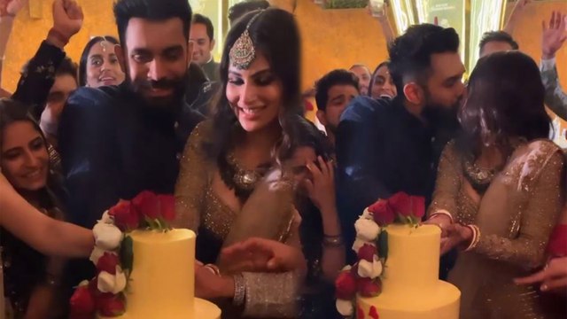Mouni Roy-Suraj Nambiar Lock Lips In New Video From Sangeet