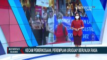 Para Perempuan di Uruguay Berunjuk Rasa, Kecam Normalisasi 'Budaya Pemerkosaan' di Masyarakat