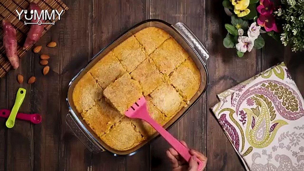 ‫صينية بطاطا حلوة بالفرن‬