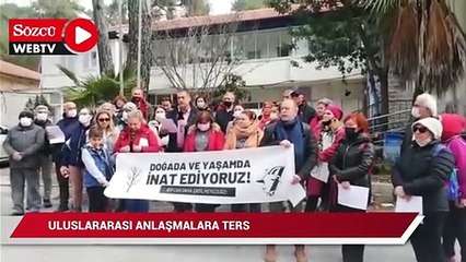 Marmaris’te yaşlı bakım evi önüne yat limanı tepkisi