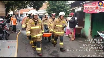 Kebakaran Rumah di Tebet, 3 Orang Tewas