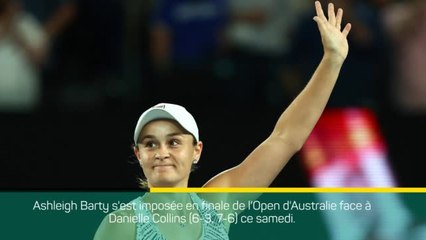 Open d'Australie - Barty triomphe à la maison