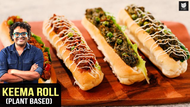 Keema Roll (Plant Based) | Mumbai Keema Roll | Easy Snack Recipe | Keema Roll Recipe By Chef Varun