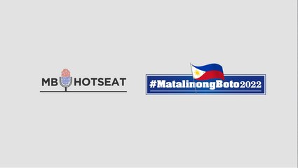 MB Hot Seat with Presidential candidate Senator Panfilo "Ping" Lacson